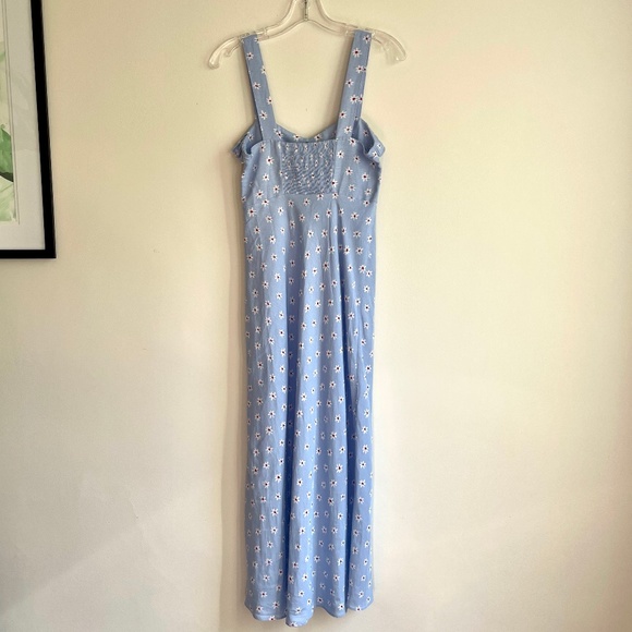 Zara Floral Linen Blend Dress - Picture 4 of 6